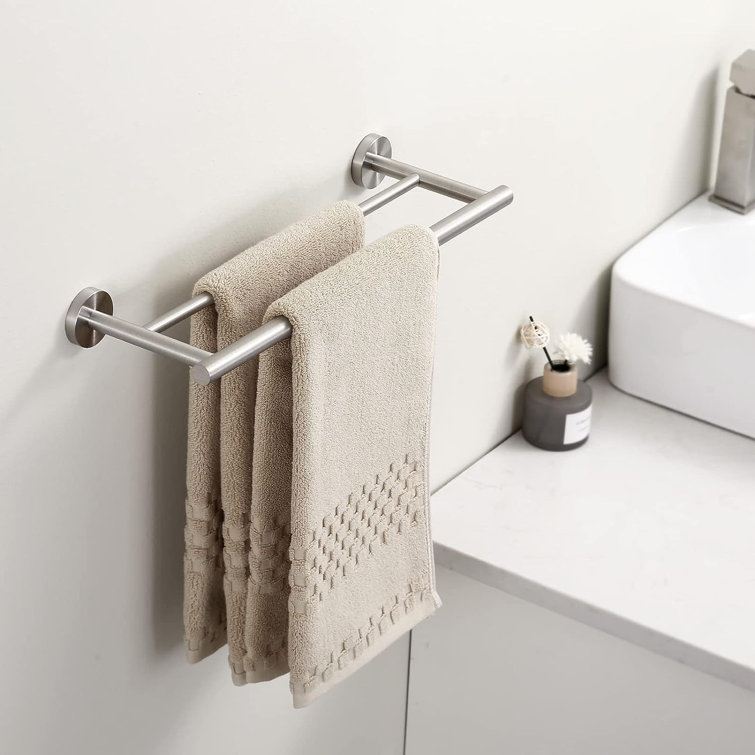 Double rod towel online bar